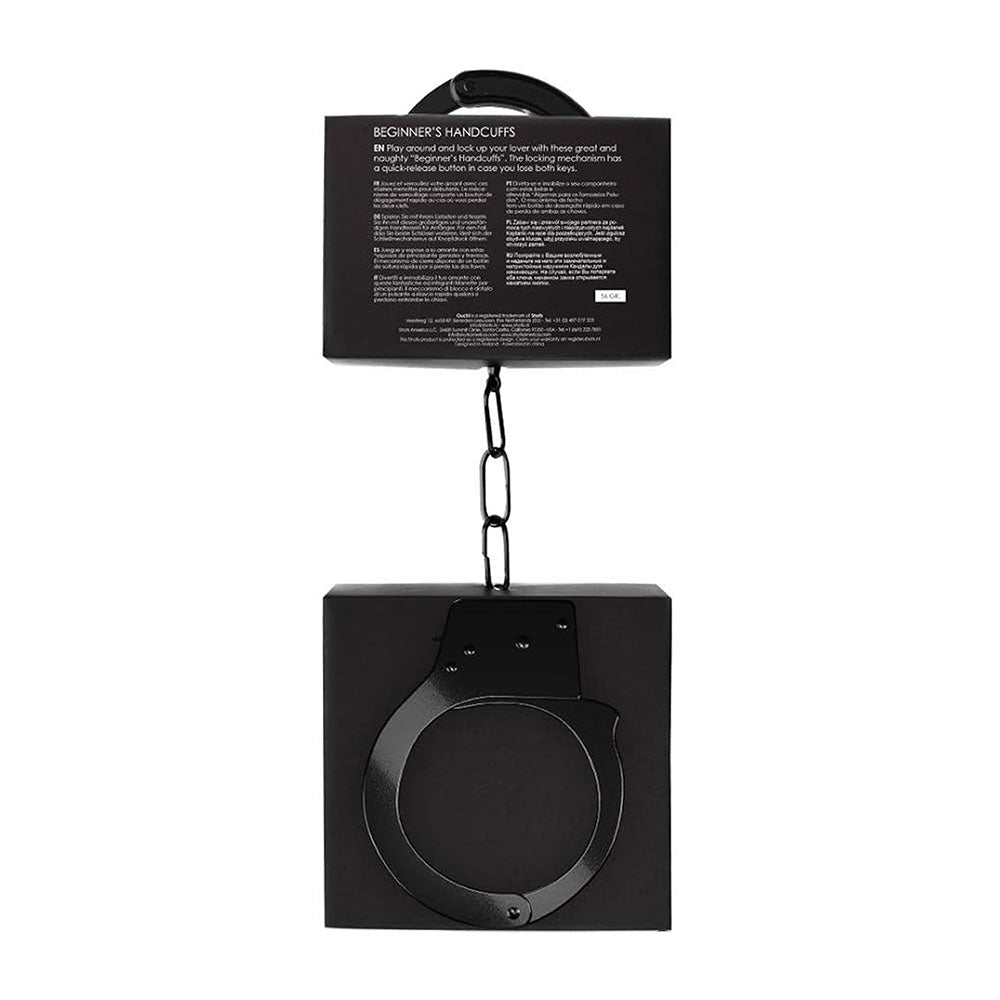 Shots Ouch Beginner Handcuffs - Black