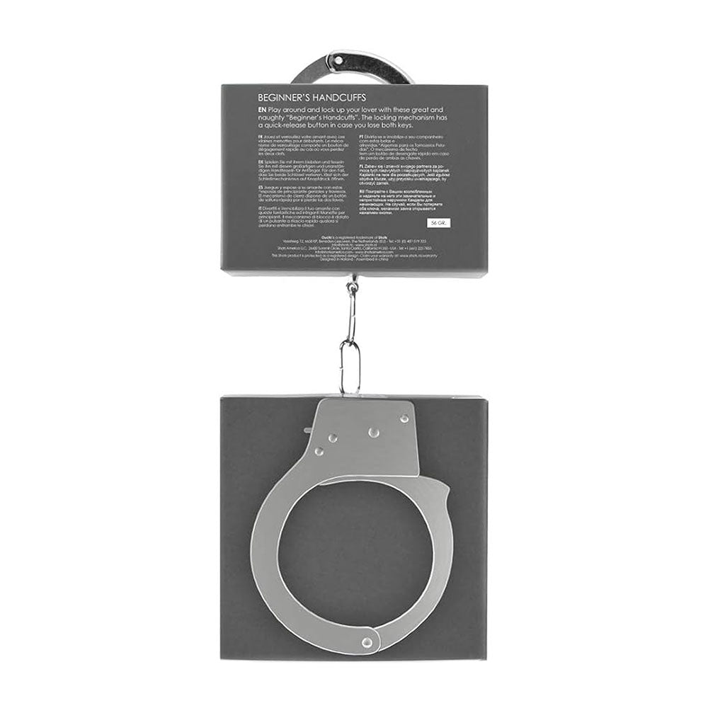 Shots Ouch Beginner Handcuffs - Metal