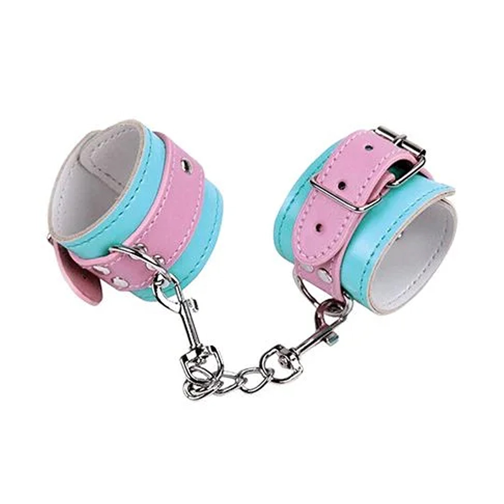 Nobu Fetish Handcuffs - Pink/Blue