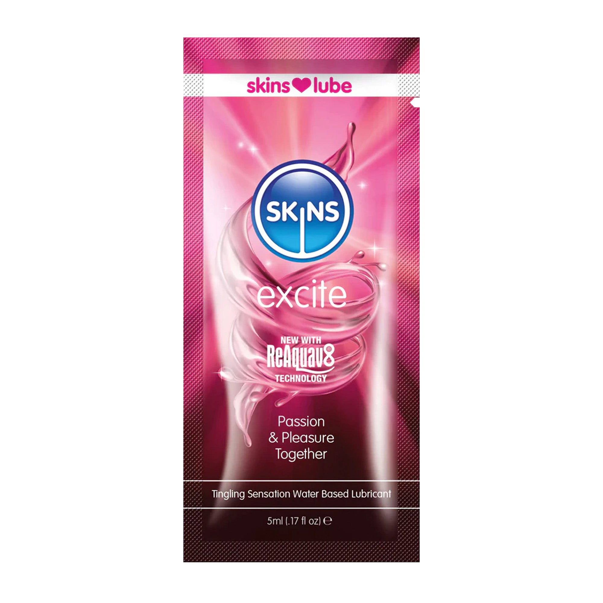 🎁 Skins Excite Water Based Lubricant - 5 ml Foil (100% off)